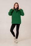 9-15 Yaş Fabulous Cool Kız Çocuk Sweat -Benetton Yeşil